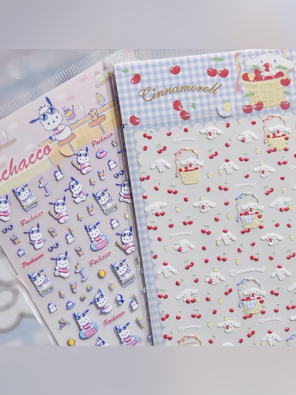 High Quality Cinna & Pocha Nail Art Sticker